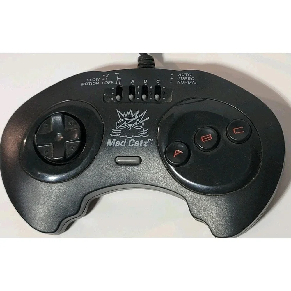 Sega‎ Genesis MAD CATZ 3 Button Auto/Turbo Fire & Slow Motion Controller